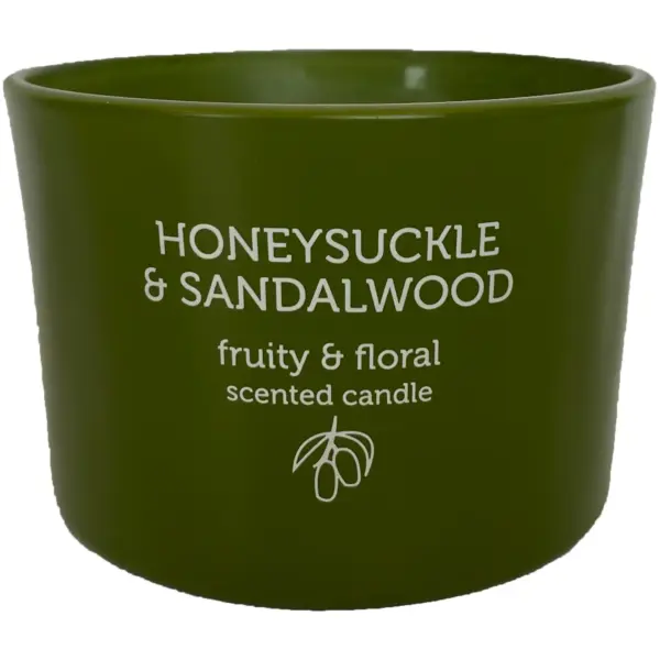 Pan Aroma Honeysuckle & Sandalwood Candle
