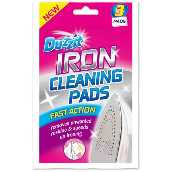 OFO0400 Duzzit Iron Cleaning Pads - Pack of 3