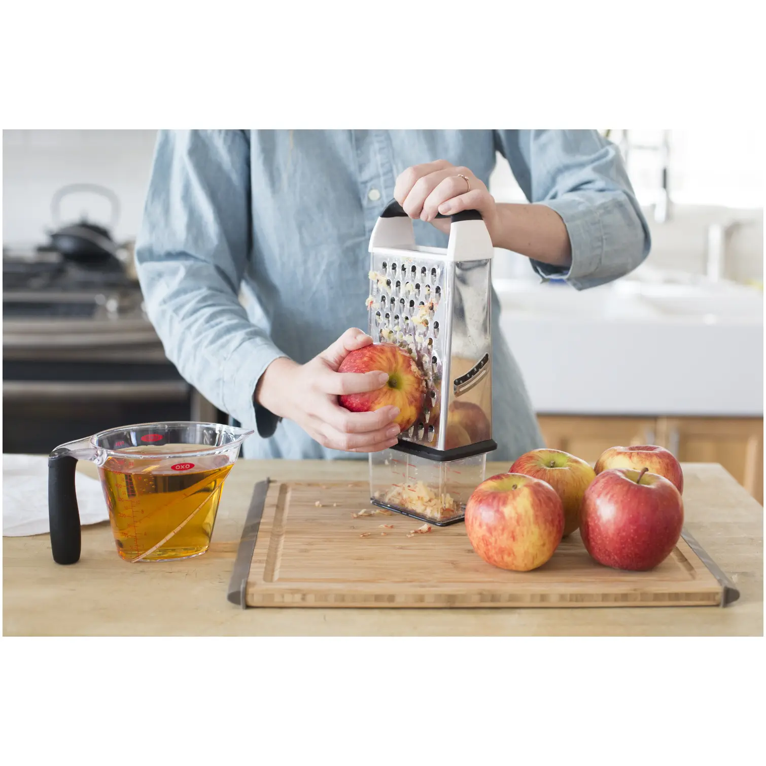 OXO Good Grips Box Grater With Storage Container Stainless Steel