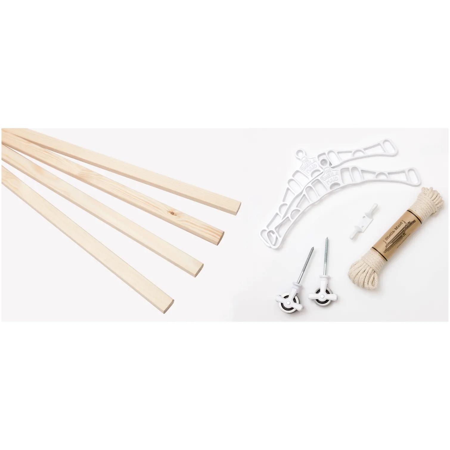 The Original Sheila Maid Wooden Airer traditional Sheila Maid ceiling pulley clothes airer