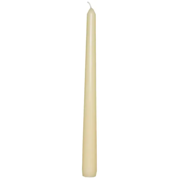 Prices Venetian Dinner Candle Ivory 25.5cm