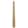 PCL0033_1 Prices Venetian Dinner Candle Gold 25.5cm