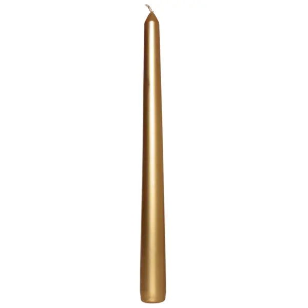 Prices Venetian Dinner Candle Gold 25.5cm
