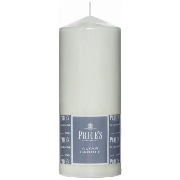 PCL0091 Prices Solid Wax Altar Candle 20x8cm
