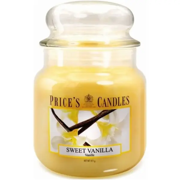 PCL0113 Prices Medium Jar Sweet Vanilla Candle