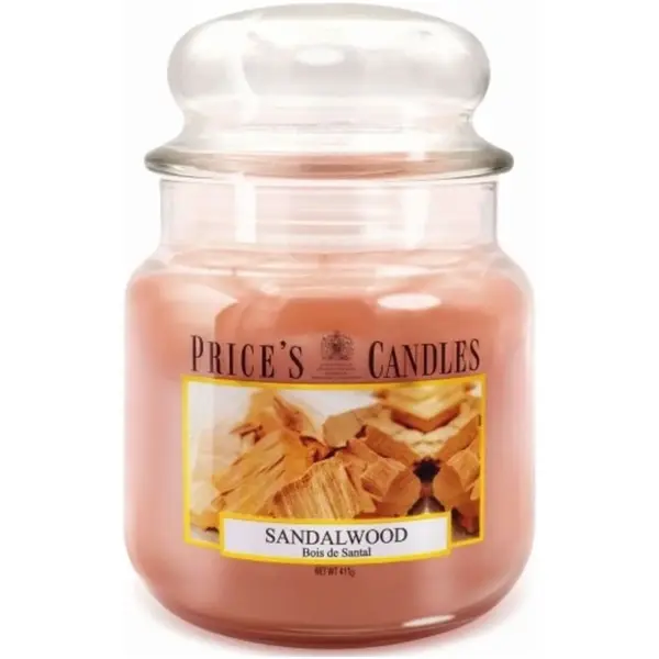 PCL0116 Prices Medium Jar Sandalwood Candle