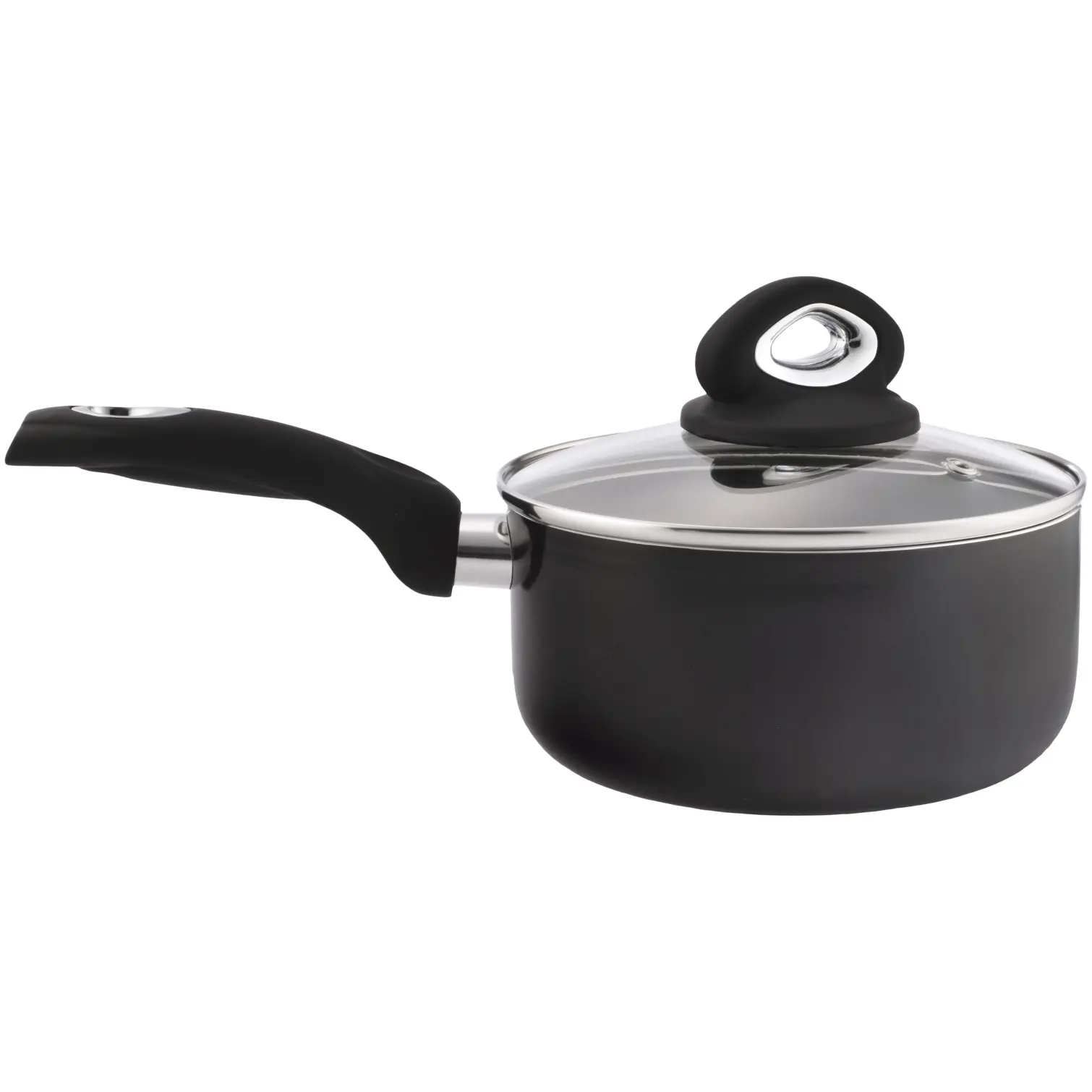 PEN0091_1 Black Diamond 18cm Saucepan Non Stick