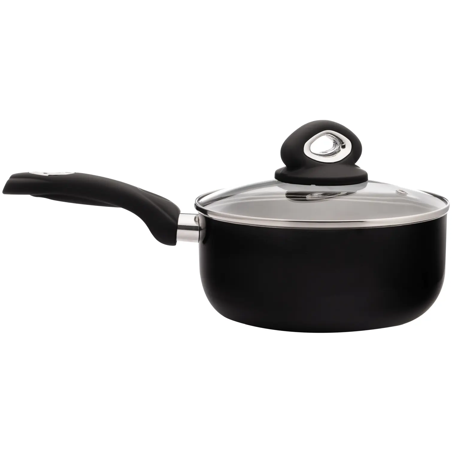 PEN0092_1 Black Diamond 20cm Saucepan Non Stick