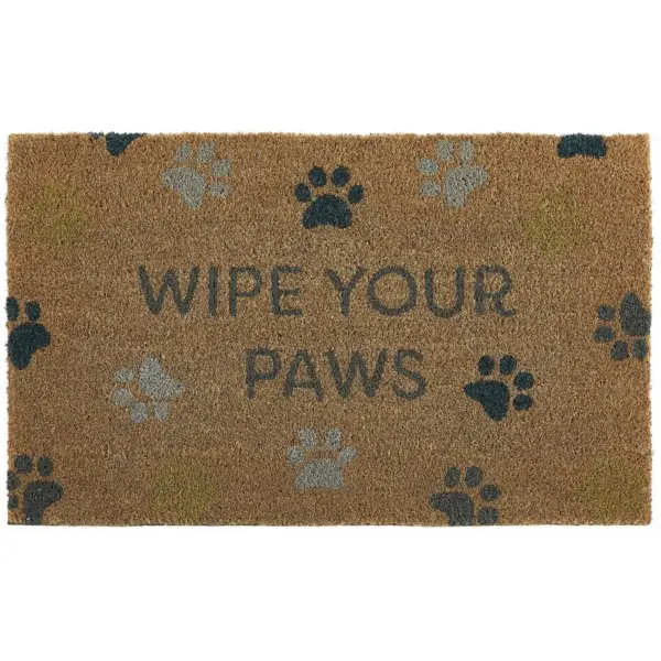 My Mat Coir Wipe Your Paws 45 x 75cm