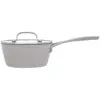 PHL0100 Laura Ashley 16cm Saucepan with Glass Lid Dark Dove Grey