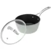 PHL0110_1 Laura Ashley 18cm Saucepan with Glass Lid Sage Leaf