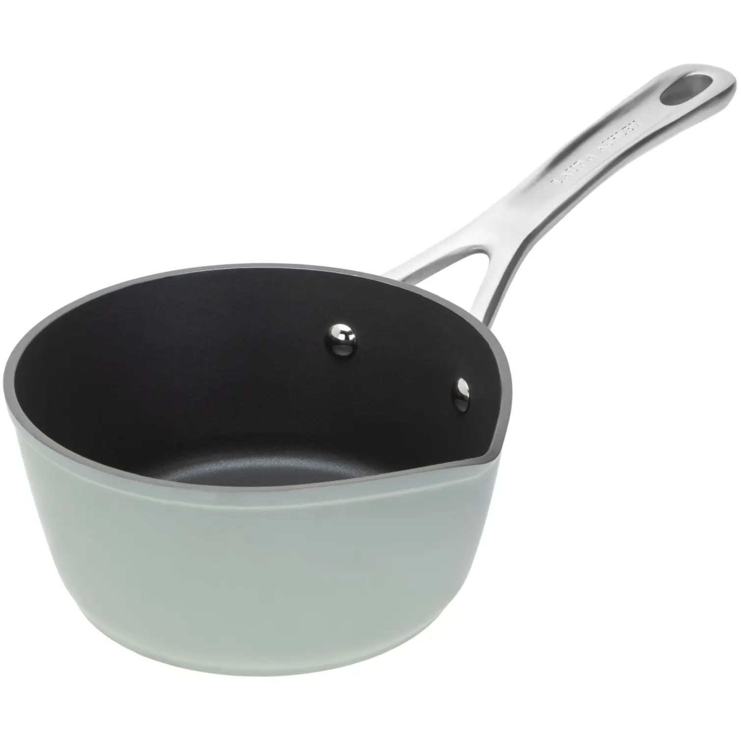 PHL0114_1 Laura Ashley 16cm Milkpan Sage Leaf