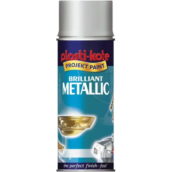 PKL0003 Plastikote Silver Brilliant Metalic Paint