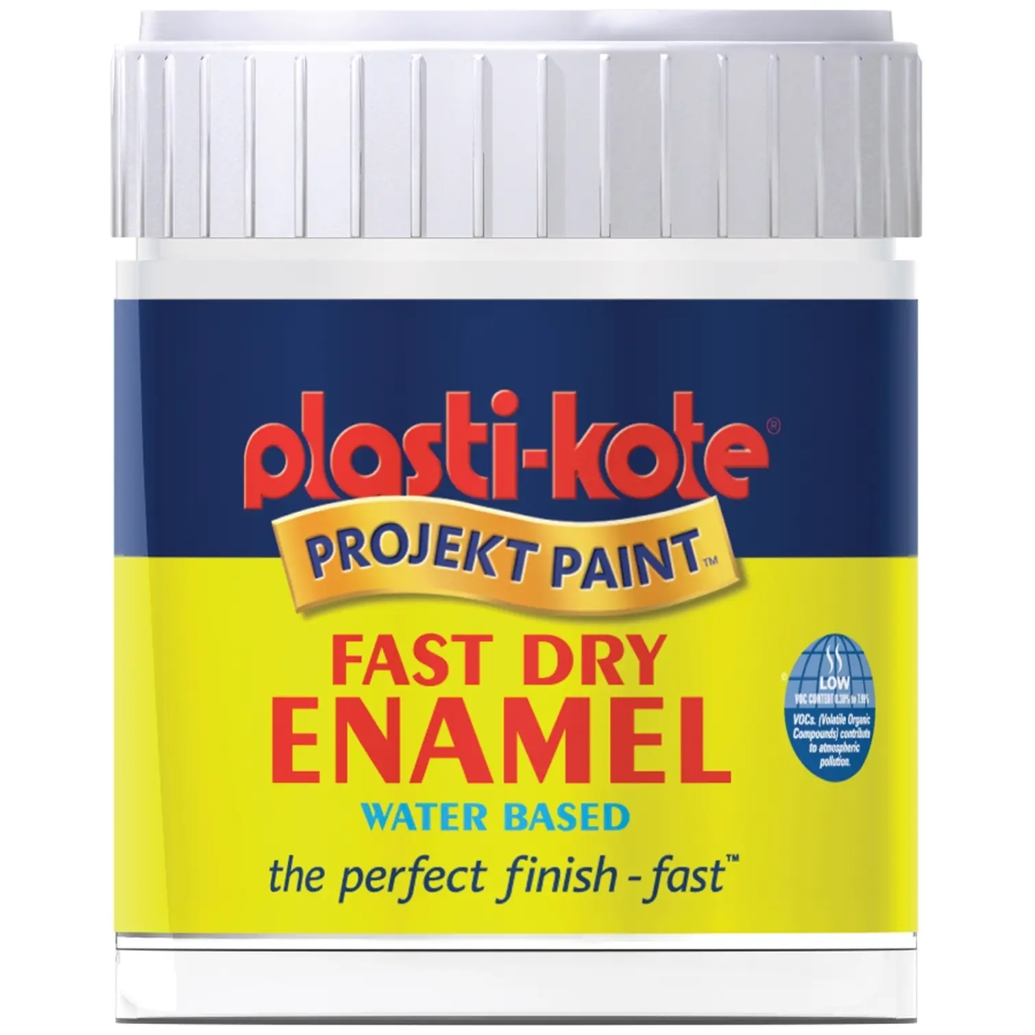 PlastiKote Fast Dry Project Enamel Paint 59ml - Gloss White