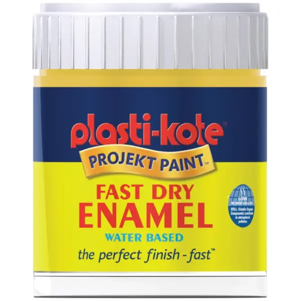 PlastiKote Fast Dry Project Enamel Paint 59ml - Buttercup Yellow