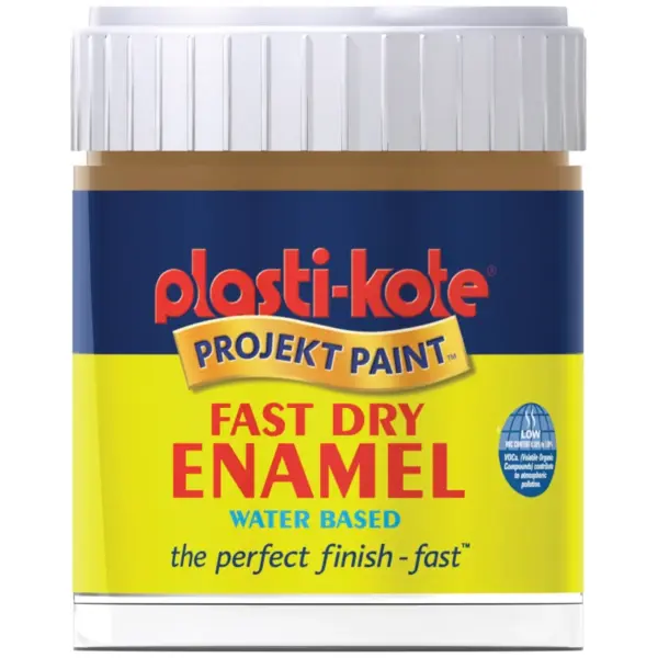 PlastiKote Fast Dry Project Enamel Paint 59ml - Nut Brown