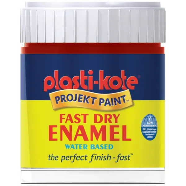 PlastiKote Fast Dry Project Enamel Paint 59ml - Red Metallic