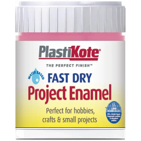 PlastiKote Fast Dry Project Enamel Paint 59ml - Hot Pink