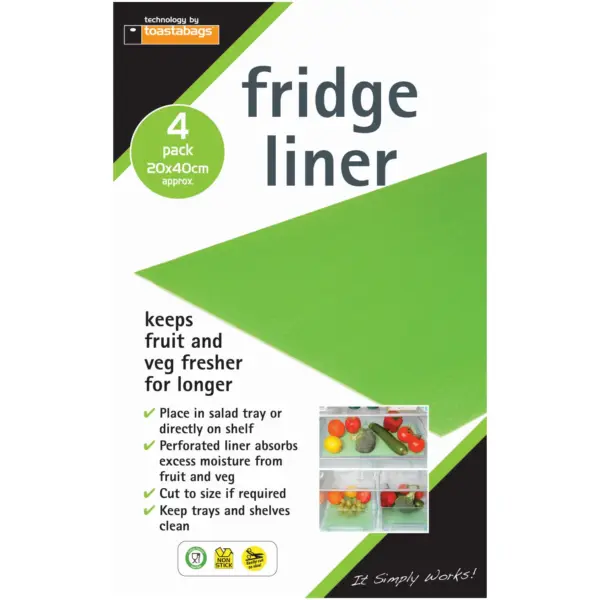 PLI0014 Toastabags Fridge Liner Pack of 4