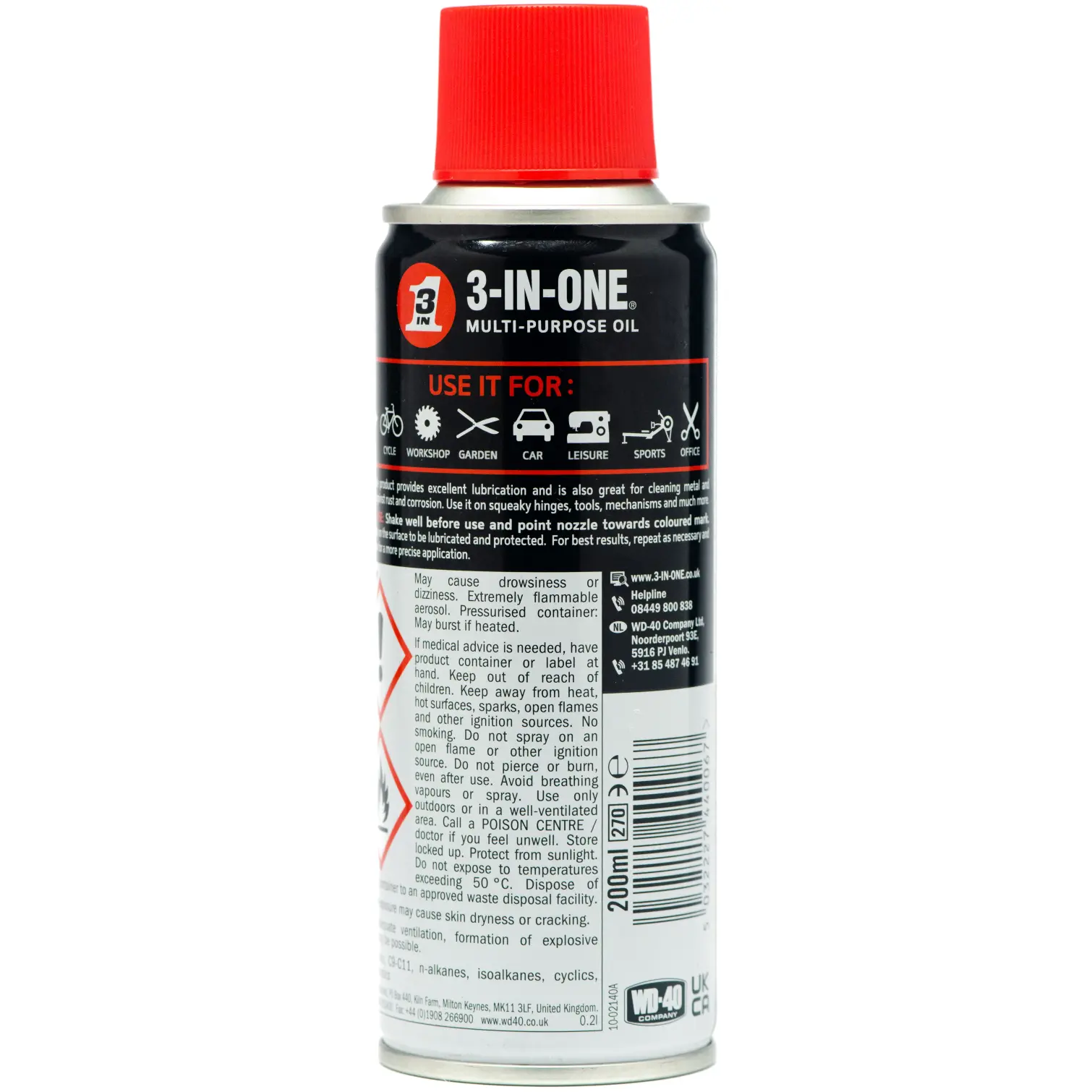 3 IN ONE 3in1 Multi-Purpose Spray Oil 200ml