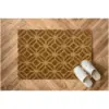 PMR0001_1 Mighty Mats Designer Collection Embossed Coir Door Mat Square Geo 40 x 60cm