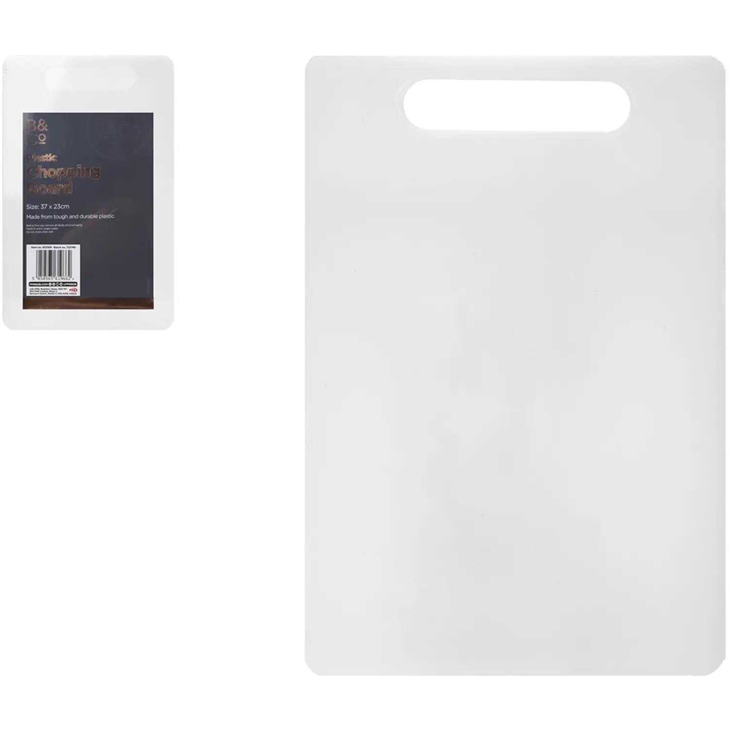 PMS0053 B&Co Plastic Chopping Board 37 x 23cm