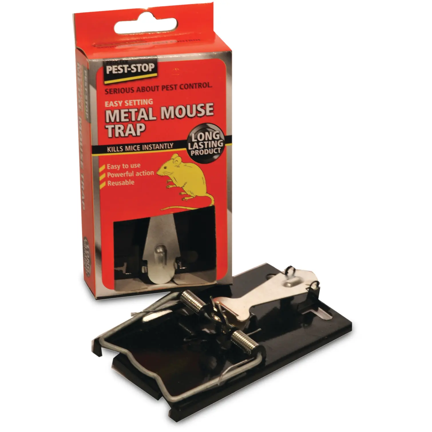 Pest-Stop Easy-Setting Metal Mouse Trap