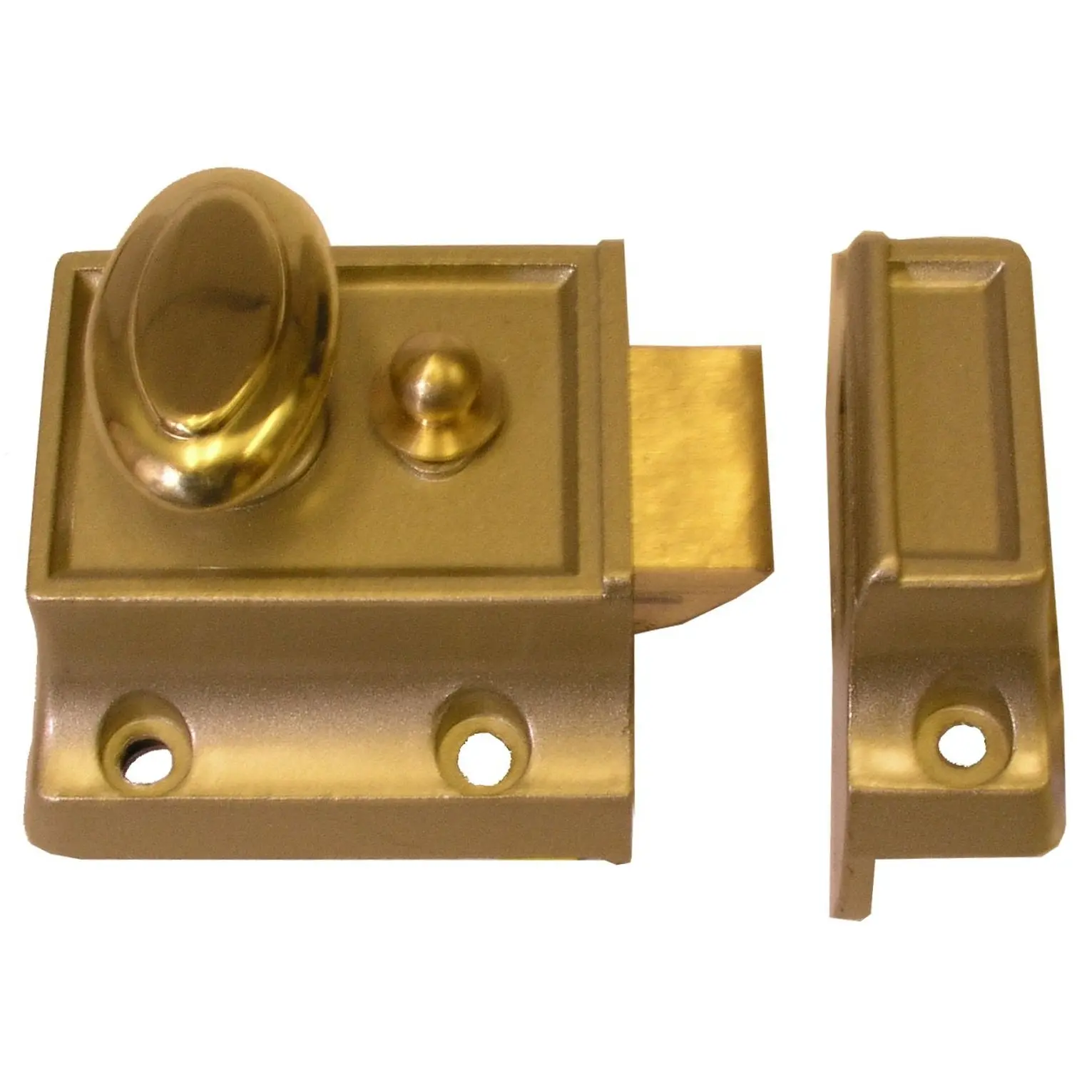 PSP0021 Sterling Narrow Style Night Latch PB Cyl