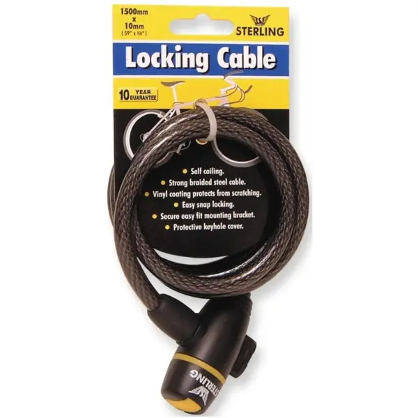Sterling Self Coiling Locking Cable