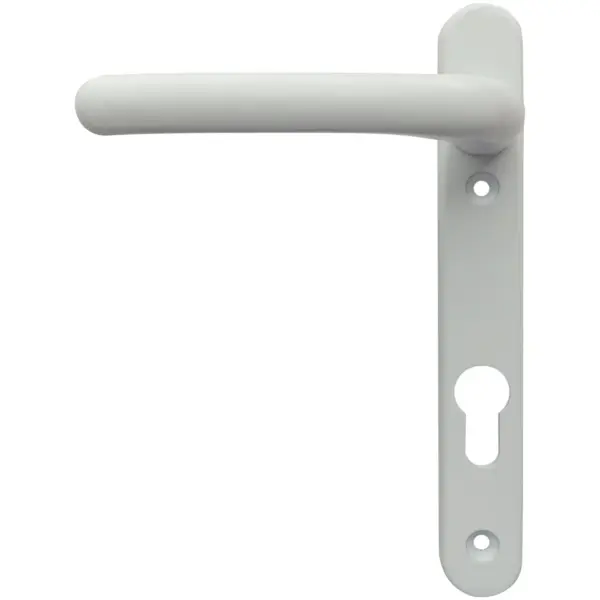 uPVC Lever Door Handle White