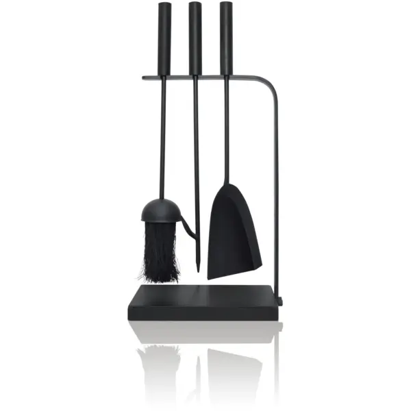 The Fireside Range Trio Companion Set Black 460mm
