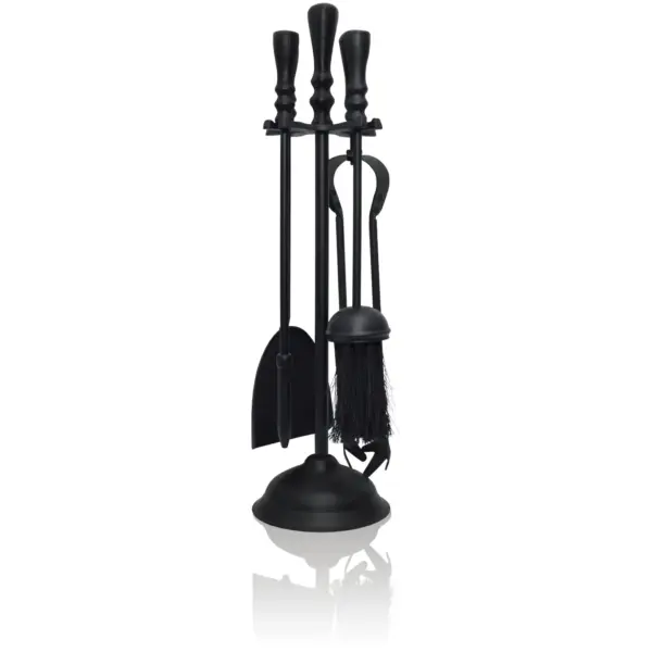 The Fireside Range Traditional Companion Set Black 480mm