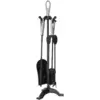 The Fireside Range Loop Companion Set Black & Pewter 635mm