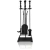 The Fireside Range Gallery Companion Set Black 580mm