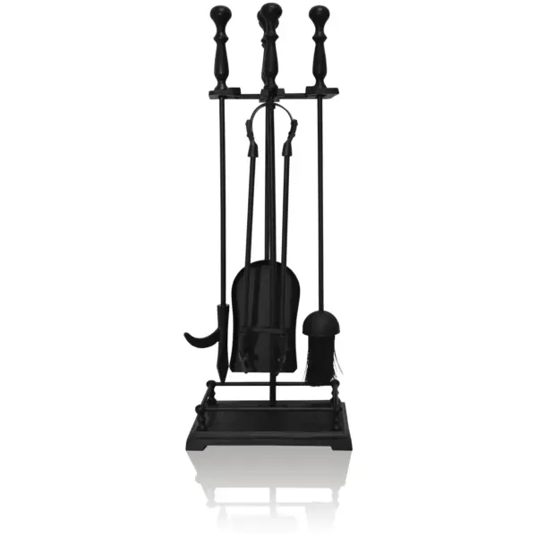 The Fireside Range Gallery Companion Set Black 580mm