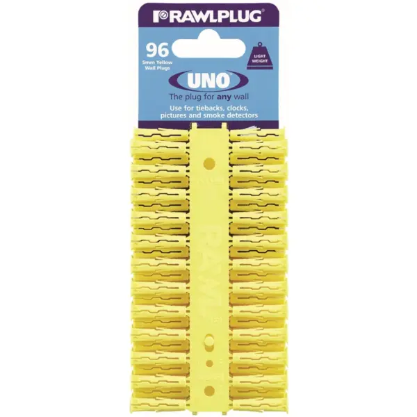 RAW0001 Rawlplug Uno Yellow Plug(96)