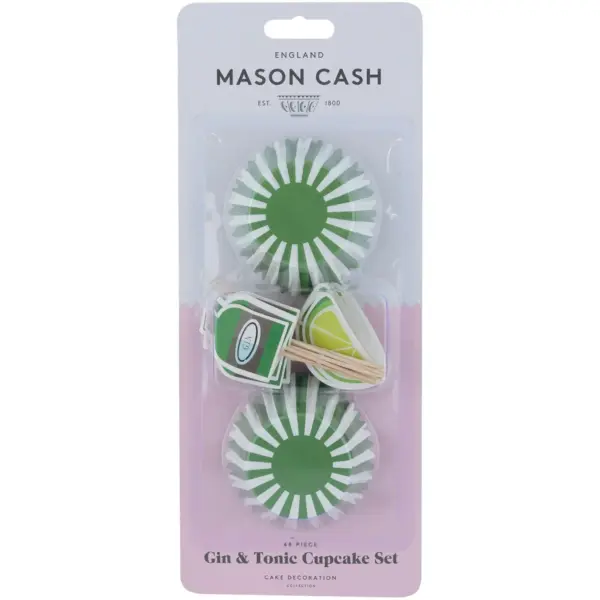 RAY0007 G & T Cupcake Cases & Toppers
