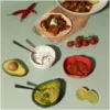 Typhoon World Foods Set of 3 Fajita Dip Bowls