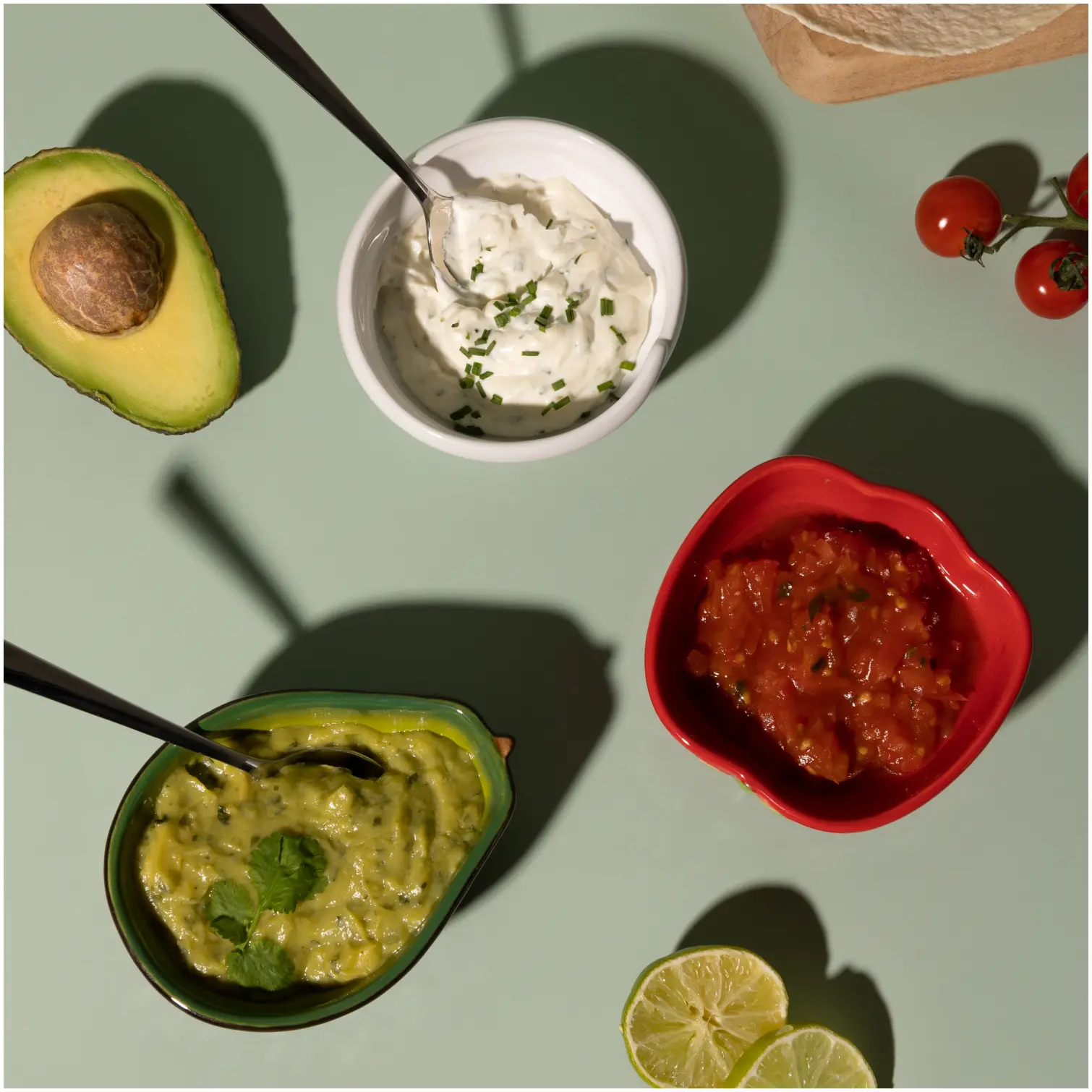 Typhoon World Foods Set of 3 Fajita Dip Bowls