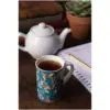 Price & Kensington Hummingbird Fine China Teal Mug