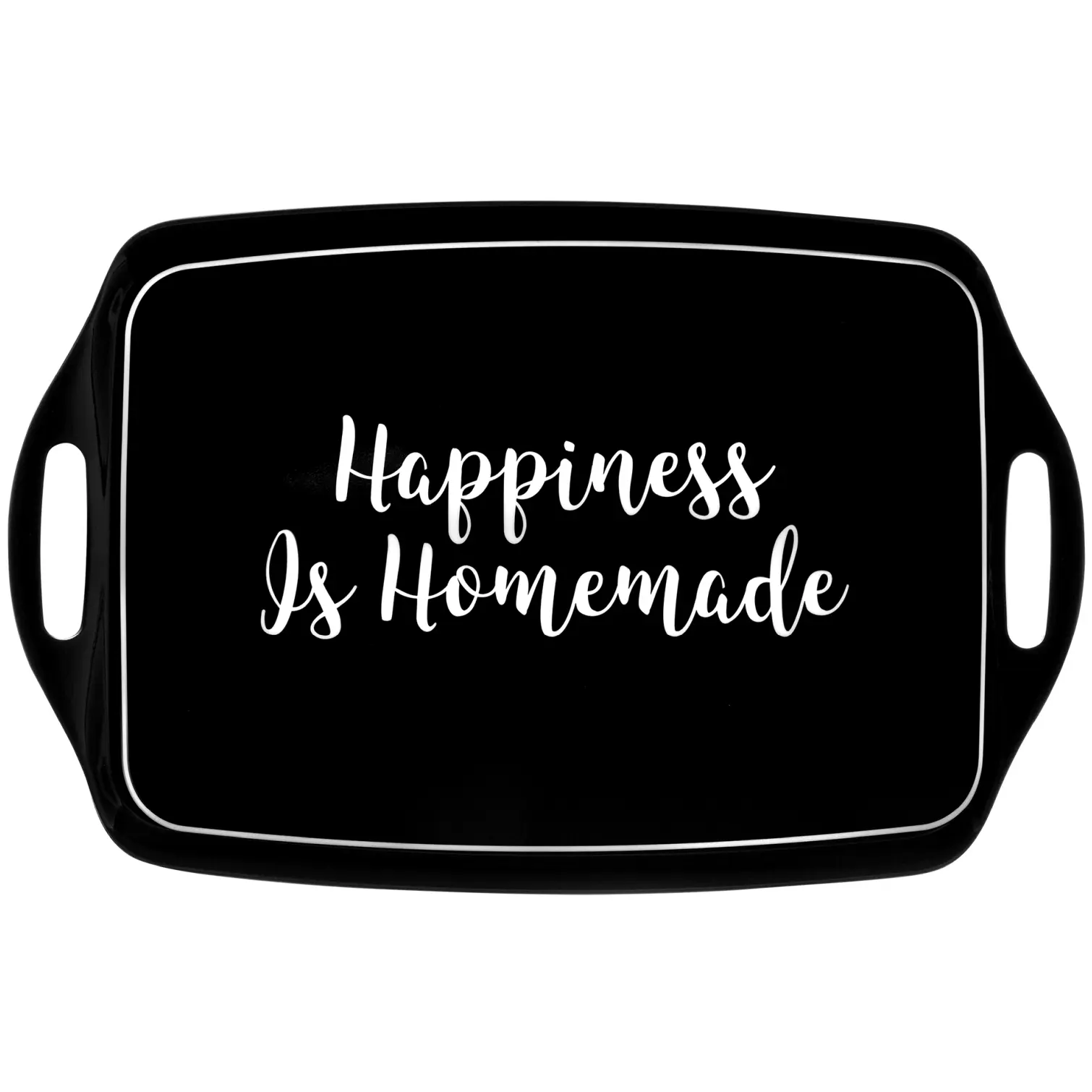 Carnaby Script Handled Tray