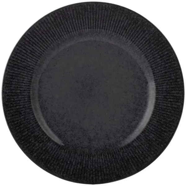 Mason Cash Reactive Linear Black Dinner Plate 27cm