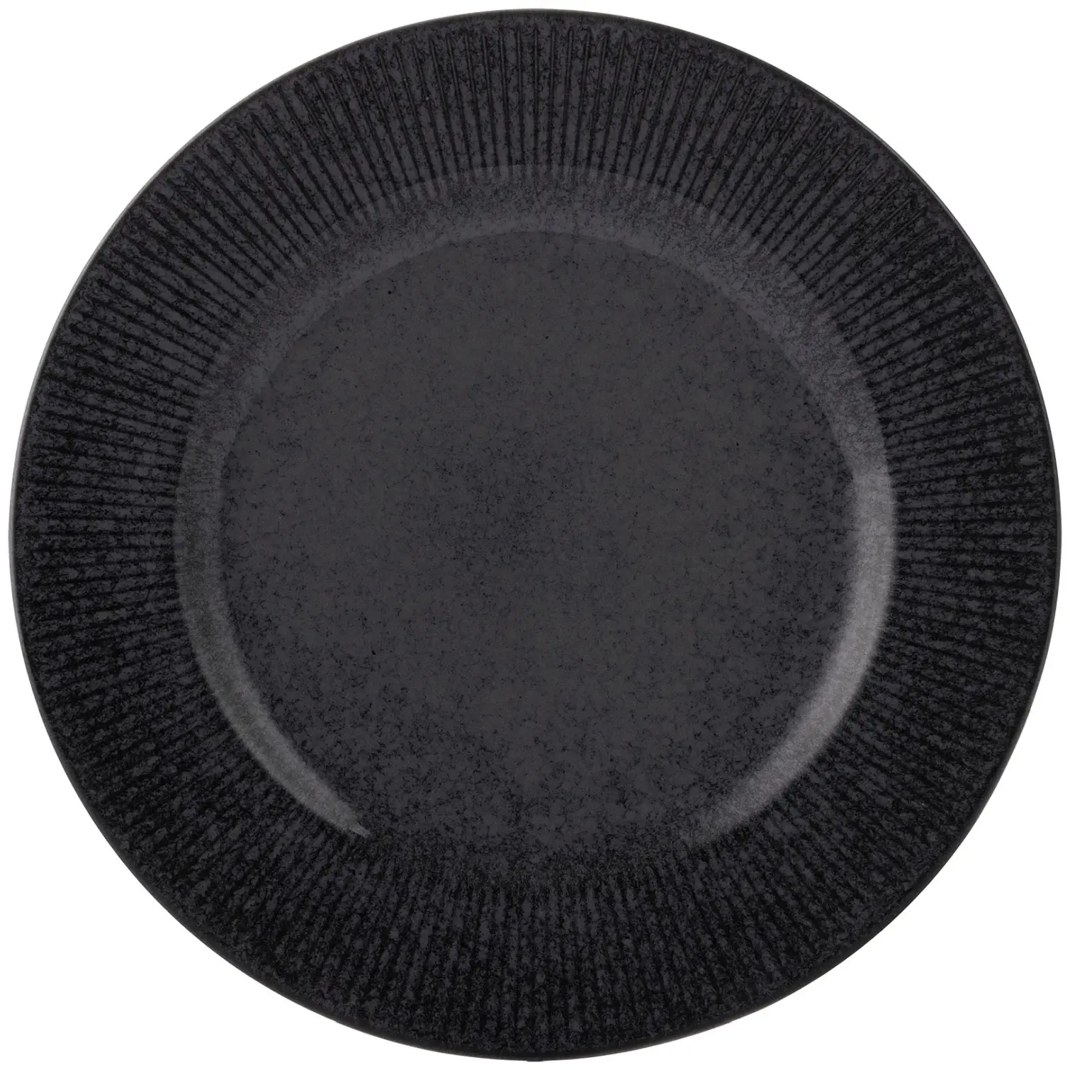 Mason Cash Reactive Linear Black Dinner Plate 27cm