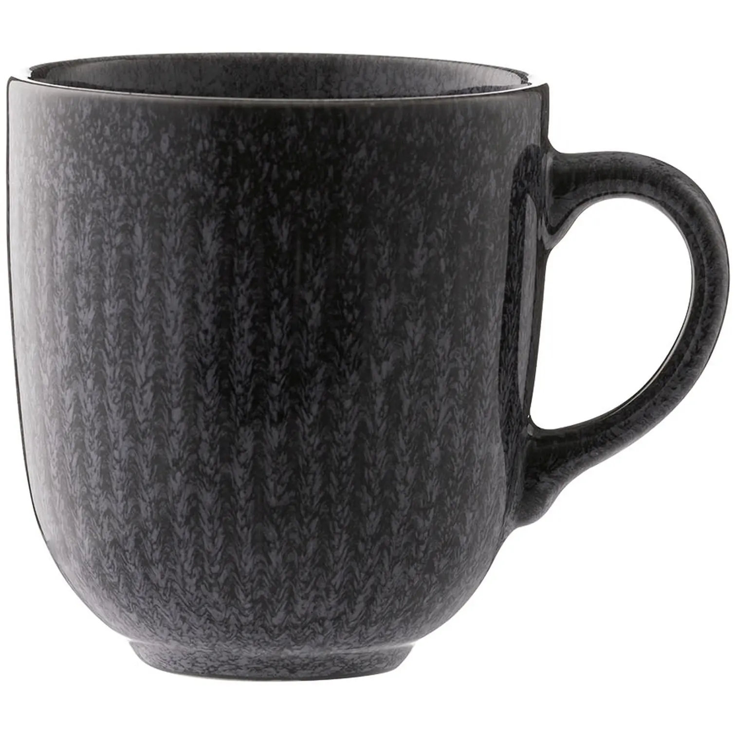 RAY0396 Mason Cash Reactive Linear Black Mug 400ml
