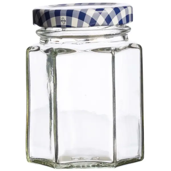 Hexagonal Twist Top Jar