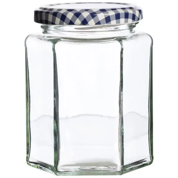 Hexagonal Twist Top Jar