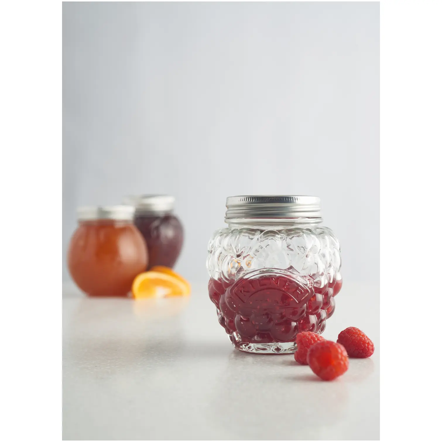 RAY0498 Berry Fruit Preserve Jar 0.4L