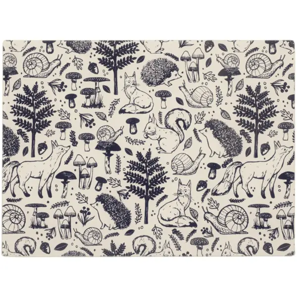 Price & Kensington Woodland Design Glass Work Top Saver 30 x 40cm