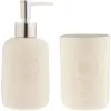 Typhoon Living Cream Soap Dispenser and Tumbler Set