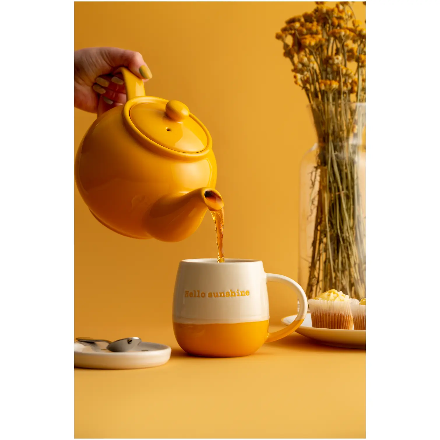 Price & Kensington Mustard 6 Cup Teapot
